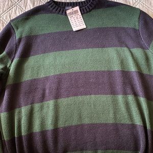 NTW BRANDY MELVILLE BRIANNA COTTON THICK STRIPE SWEATER